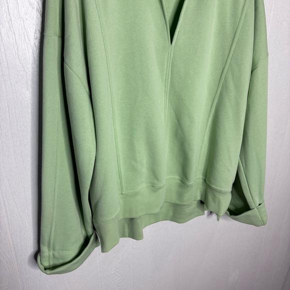 Anthropologie Pilcro Johnny Collar pullover green size large - Picture 4 of 10